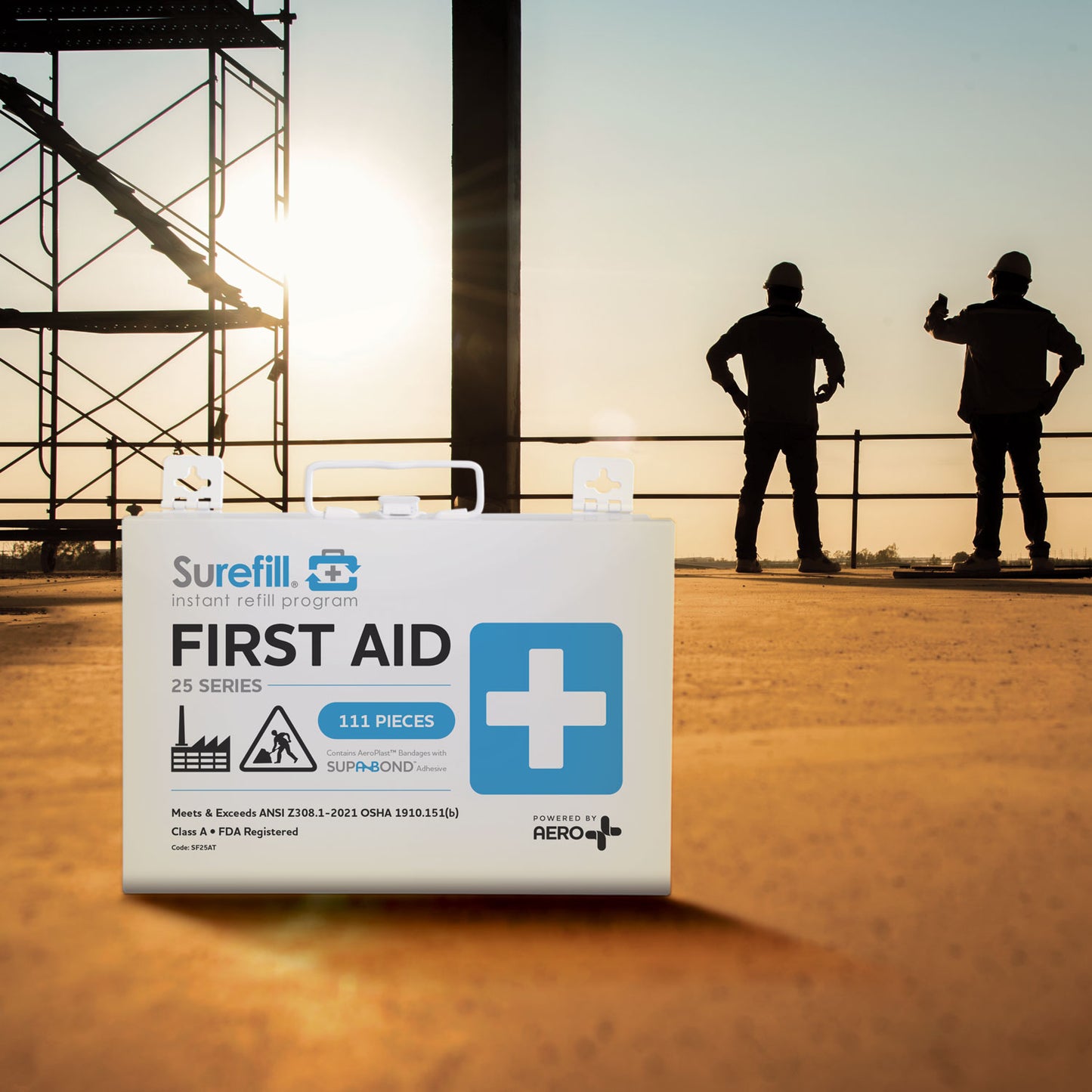 Surefill 25 Series ANSI A First Aid Kit – Metal Case