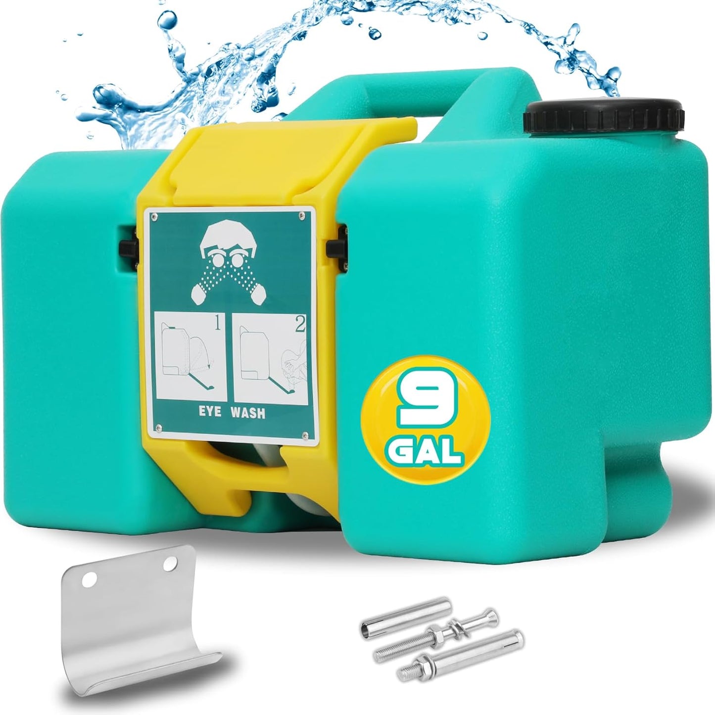 Portable Eyewash Station - 9 Gallon