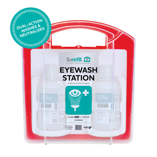 Surefill Emergency Eyewash Station 75 Series w/ Mirror