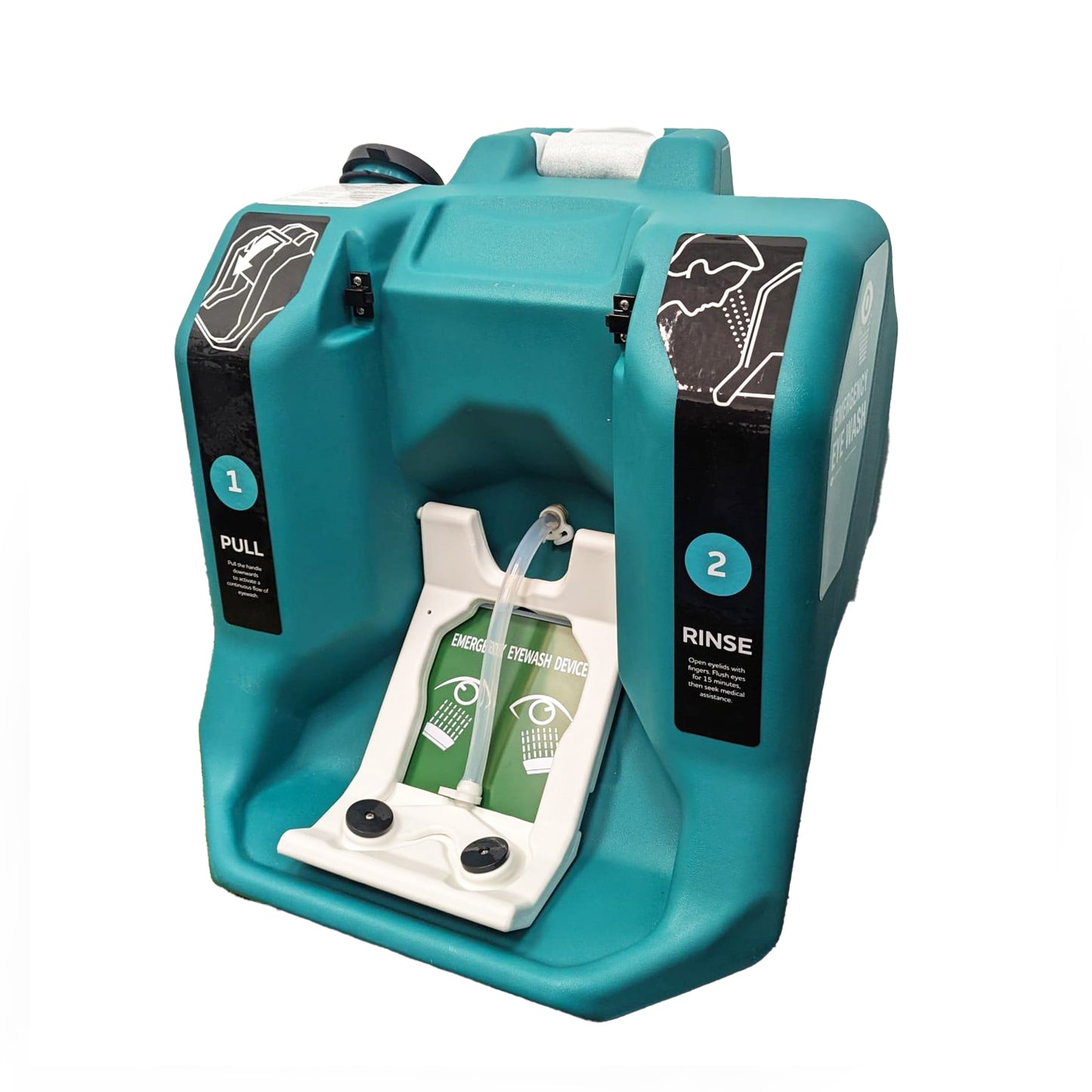Heavy Duty Portable Gravity Fed Eyewash Station - 16 Gallon