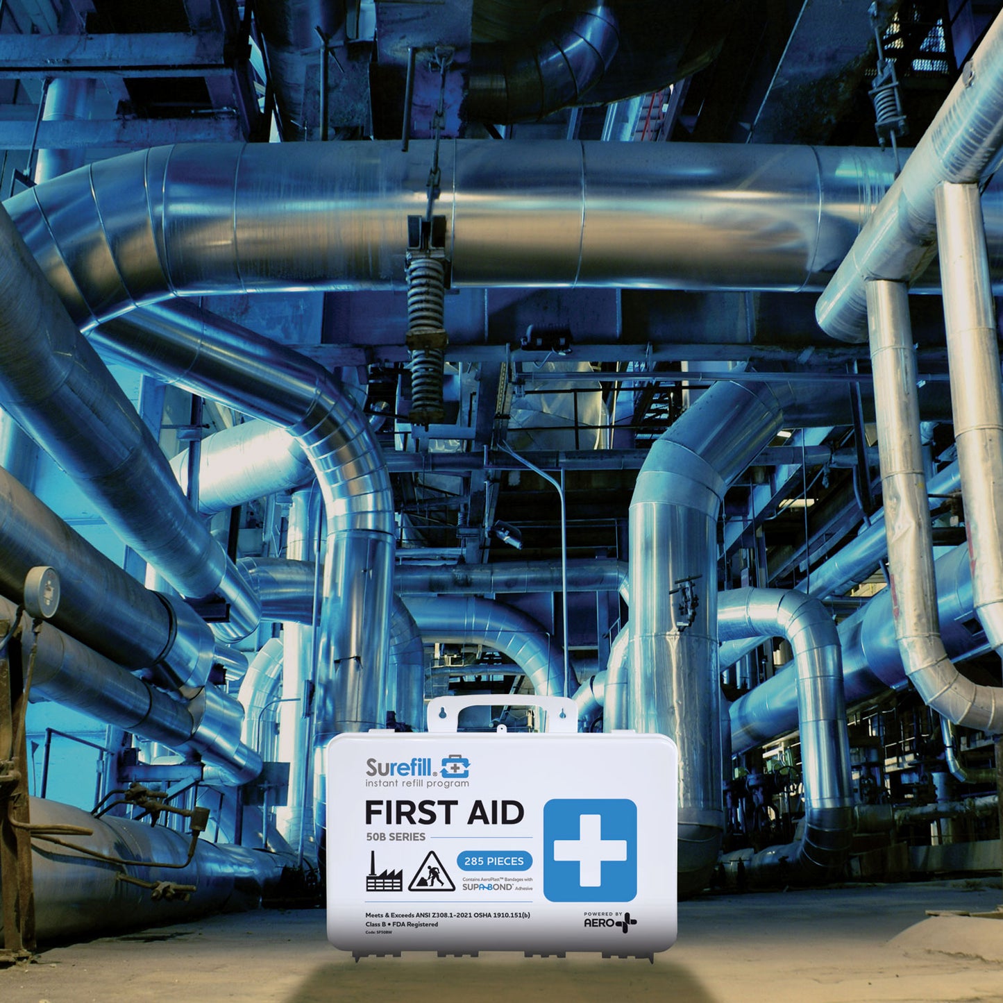 Surefill 50B Series ANSI B First Aid Kit – Weatherproof Case
