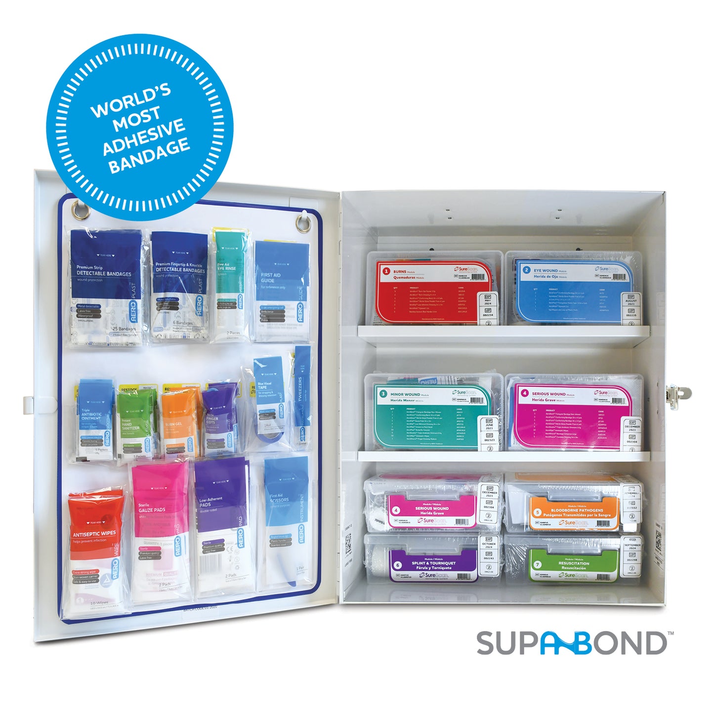SureScan™ Large Class B First Aid Food Service Cabinet