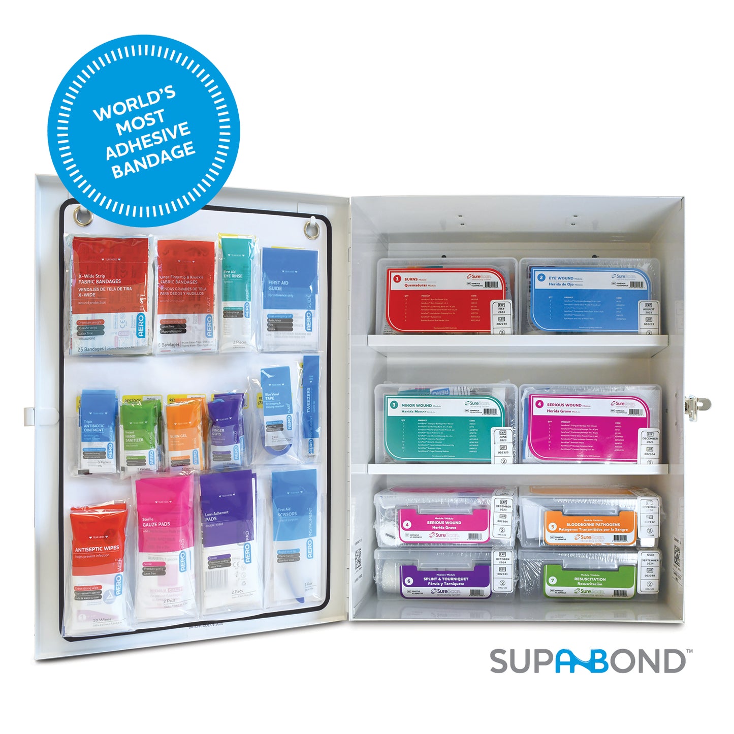 SureScan™ Large Class B First Aid Industrial Cabinet
