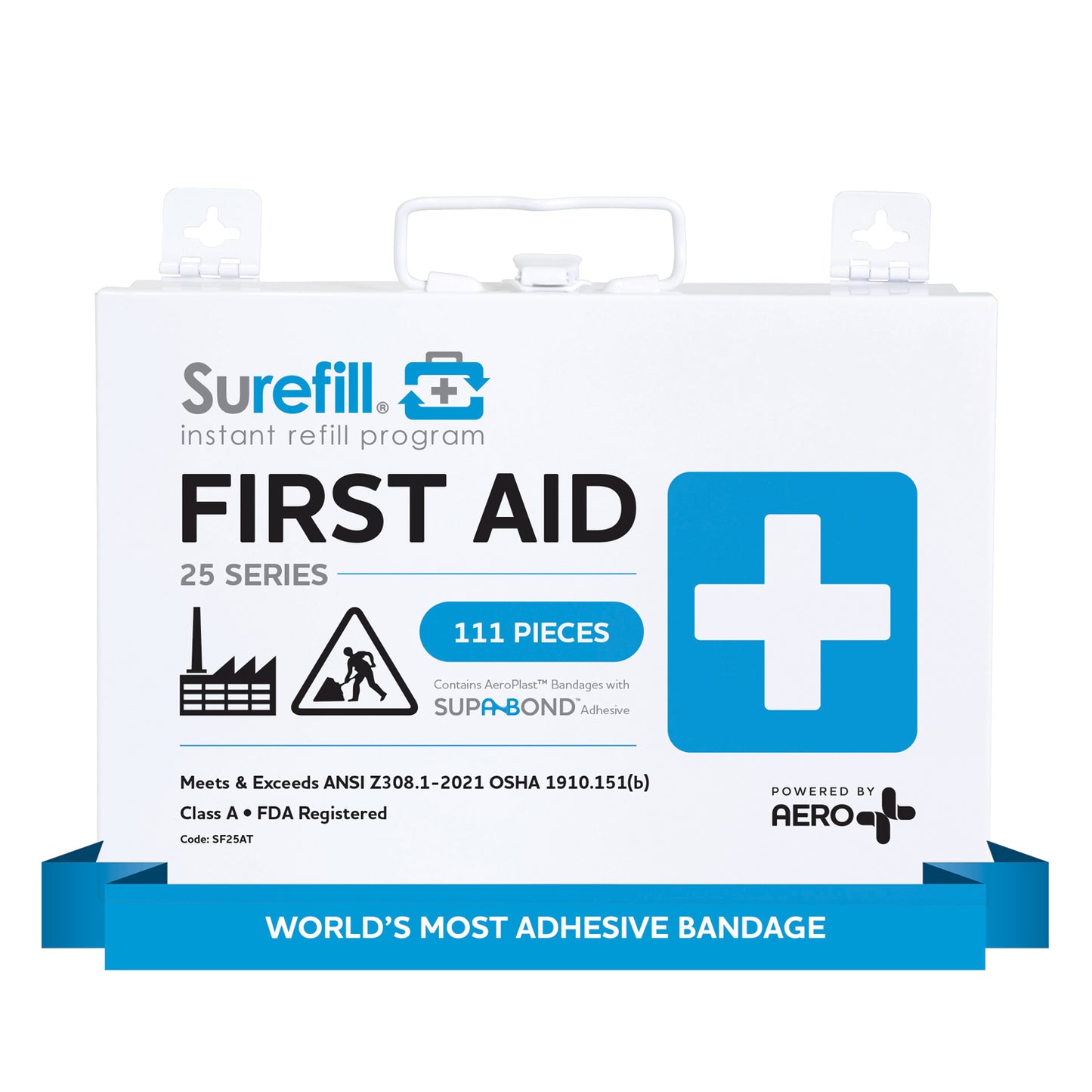 Surefill 25 Series ANSI A First Aid Kit – Metal Case