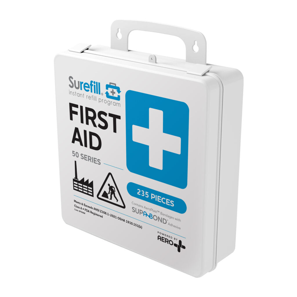 Surefill 50 ANSI A First Aid Kit – Weatherproof Case