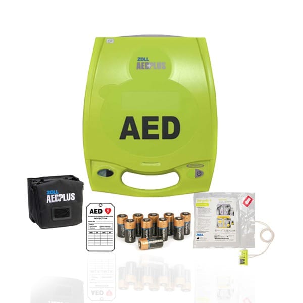 Refurbished Zoll AED Plus with Stat Pads & CPR Feedback