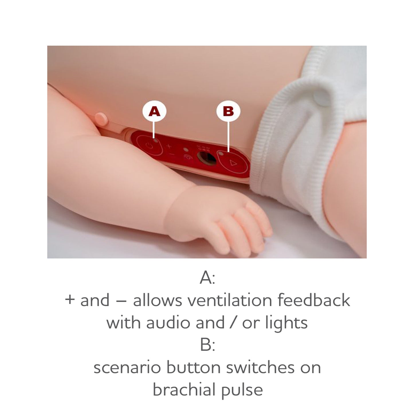 Brayden PRO Baby Pediatric Feedback Manikin